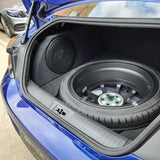 BASSER GT86 GR86 10 inch subwoofer enclosure rear panel and terminals – by MC Audio Sydney