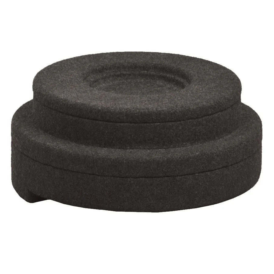 BASSER spare tyre subwoofer enclosure MDF construction and fitment detail – by MC Audio Sydney