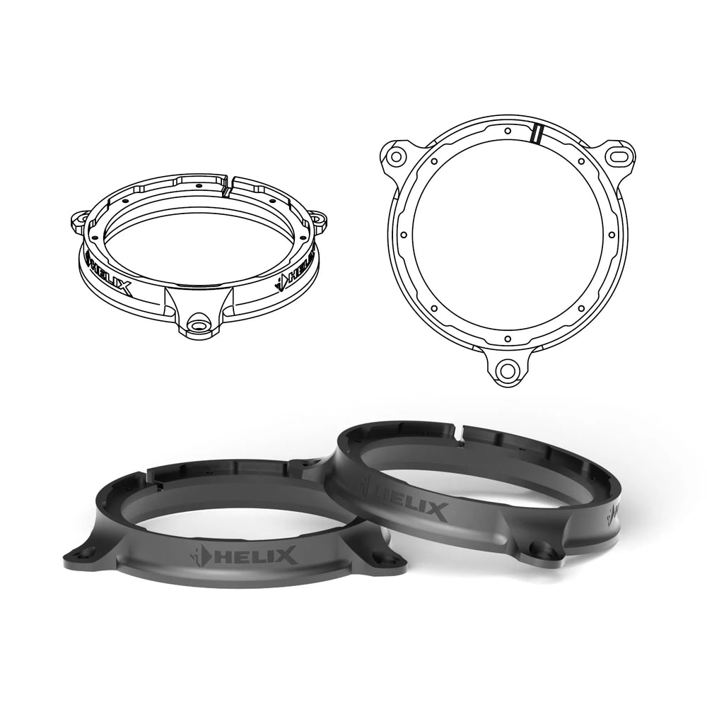 HELIX FlexMount CFMK165 vibration damping surface detail – by MC Audio Sydney
