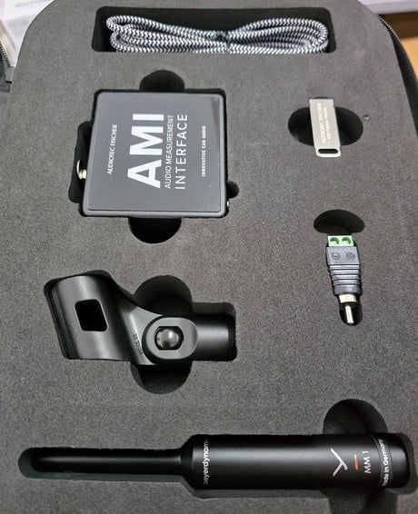 AMI Tuning Kit hardware detail showing robust connectors and professional build quality – by MC Audio Sydney