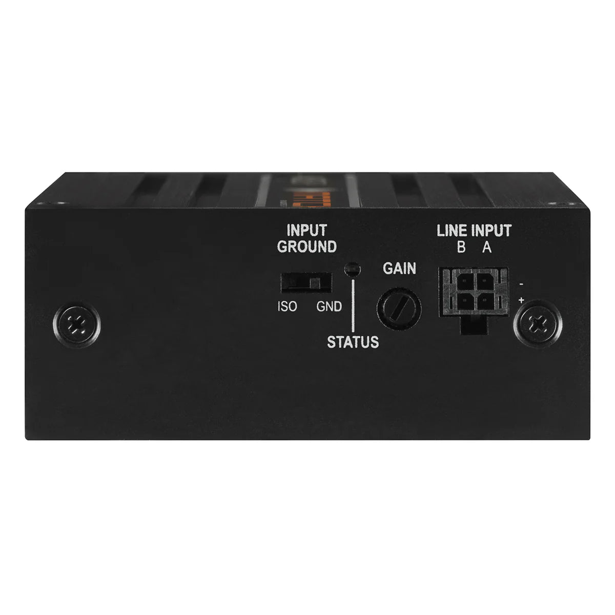 MATCH M 2.1AMP power and speaker terminals detail micro digital amplifier – by MC Audio Sydney