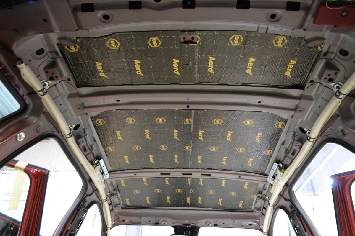 STP Aero 2.3mm aluminium sound deadening sheet texture detail – MC Audio Sydney
