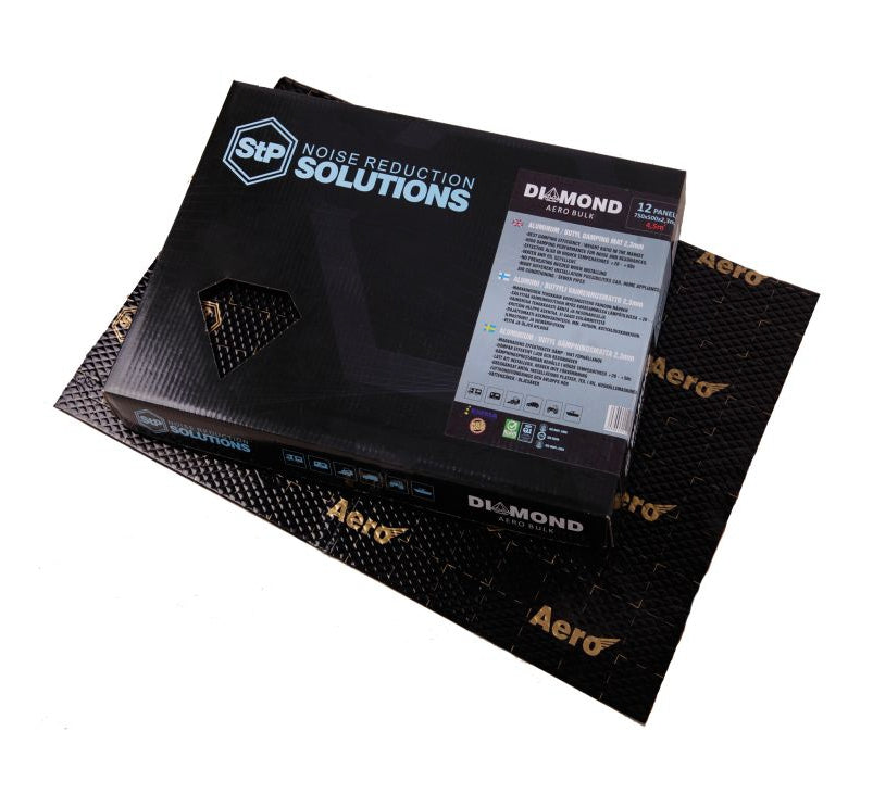 STP Diamond Line Aero 2.3mm vibration damping sound deadening material sheet – MC Audio Sydney