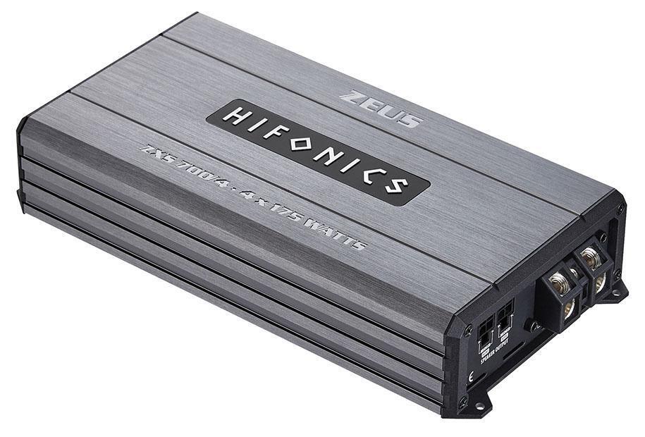 Hifonics ZXS700/4 top view – 4-channel Class-D digital amplifier | 700 W RMS by MC Audio Sydney