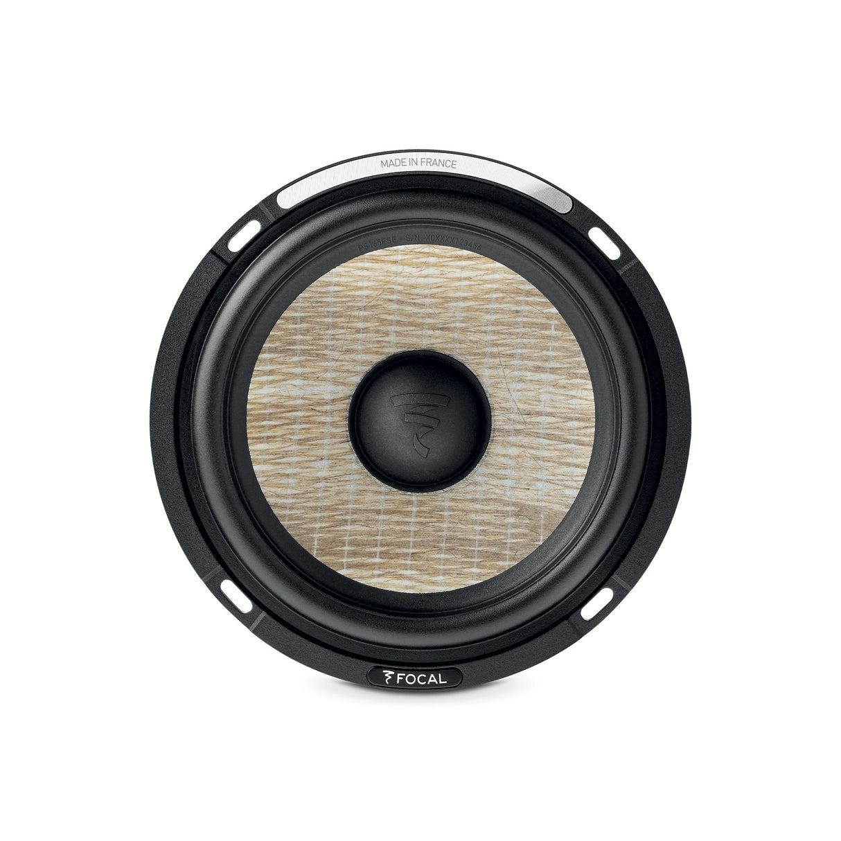 Focal PS 165 FSE Flax Evo shallow midbass woofer close-up showing flax cone – by MC Audio Sydney