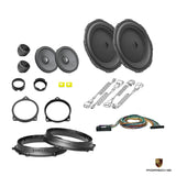 Plug and play HELIX Ci3 Ci5 front speaker upgrade with DSP amplifier for Porsche Boxster 982 718 BOSE extra bass package – MC Audio Sydney