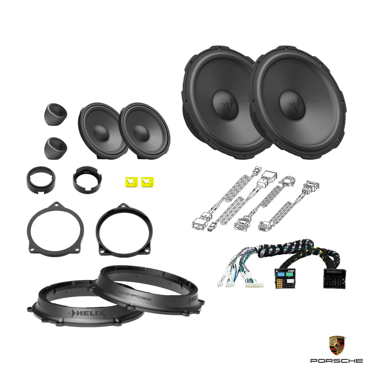 Plug and play HELIX Ci7 speaker and DSP amplifier upgrade for Porsche Cayenne 9YA 536 – MC Audio Sydney