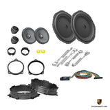 Plug and play HELIX Ci3 Ci5 front speaker upgrade with DSP amplifier for Porsche Taycan BOSE extra bass package – MC Audio Sydney