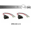 4CARMEDIA ZRS-AG 24 OEM speaker connector adapter for Audi plug and play speaker installation – MC Audio Sydney