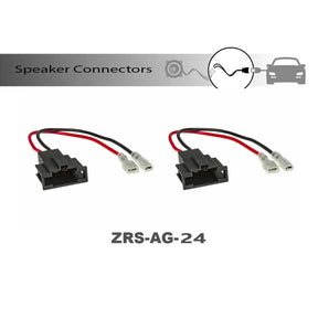 4CARMEDIA ZRS-AG 24 OEM speaker connector adapter for Audi plug and play speaker installation – MC Audio Sydney