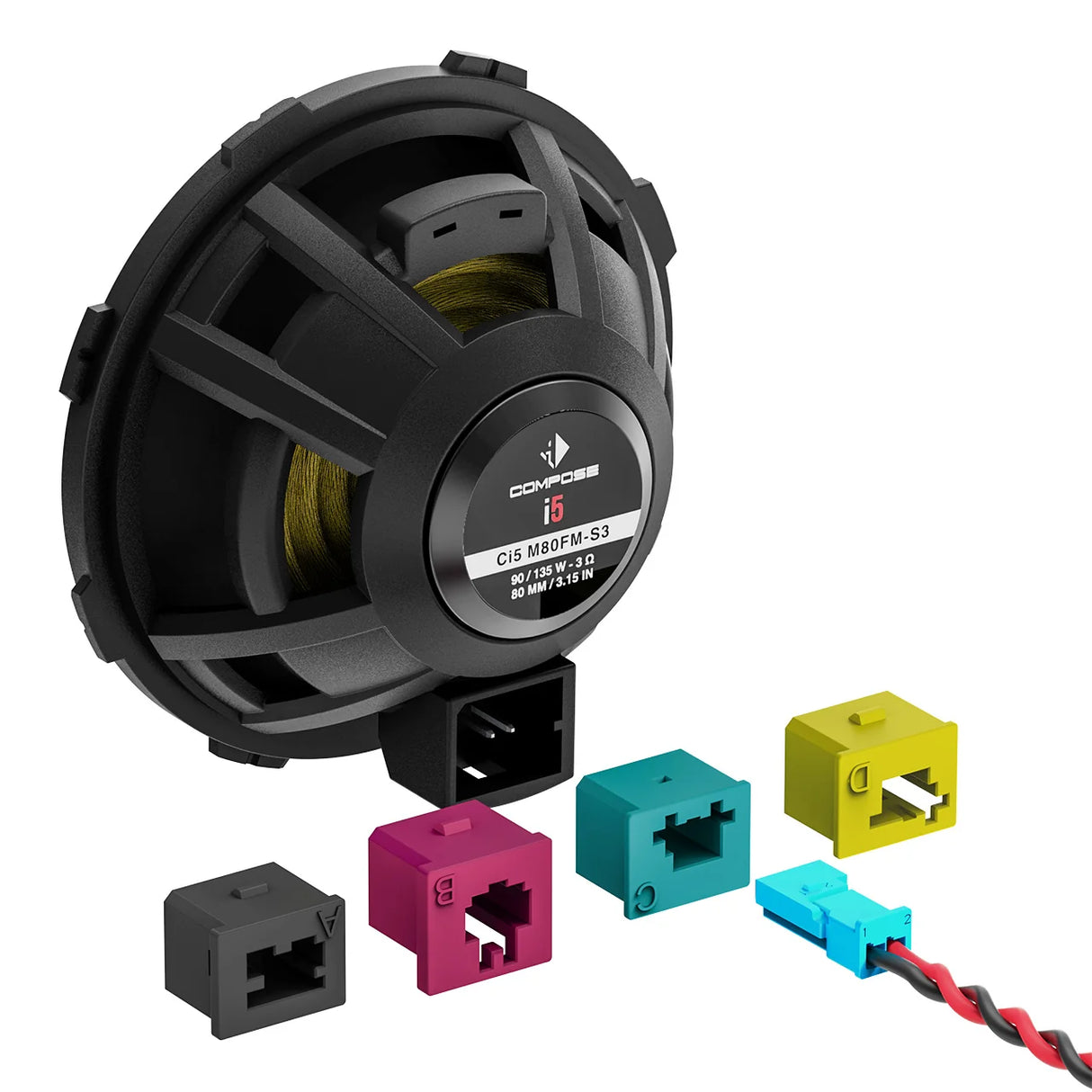 HELIX Ci5 M80FM-S3 3.15 inch FlexMount midrange speakers for OEM audio upgrades – MC Audio Sydney