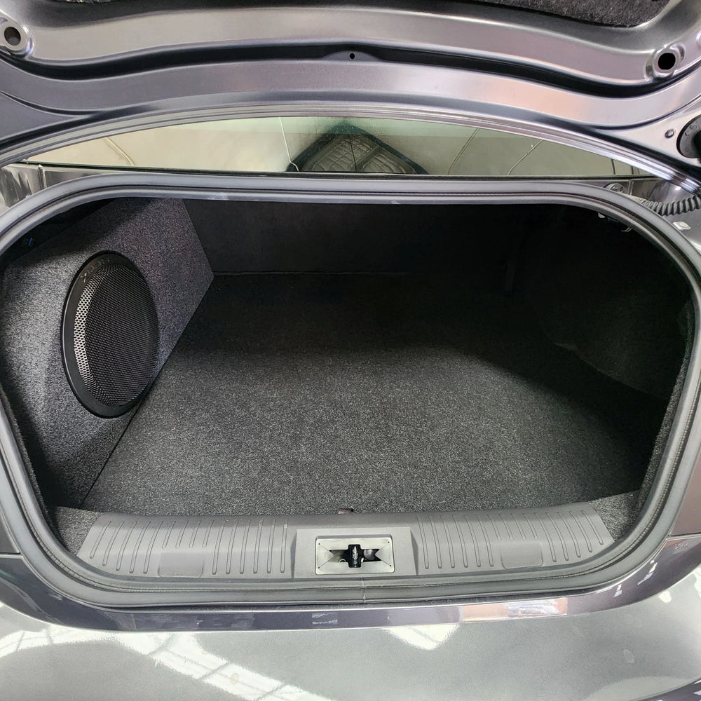 HELIX IK W10 left-side amplified subwoofer system upgrade for Subaru BRZ – MC Audio Sydney