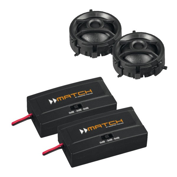 MATCH UP T1MB-FRT - 1" PnP Tweeter Pair, MERCEDES-BENZ | 4Ω by MATCH | MC Audio Sydney