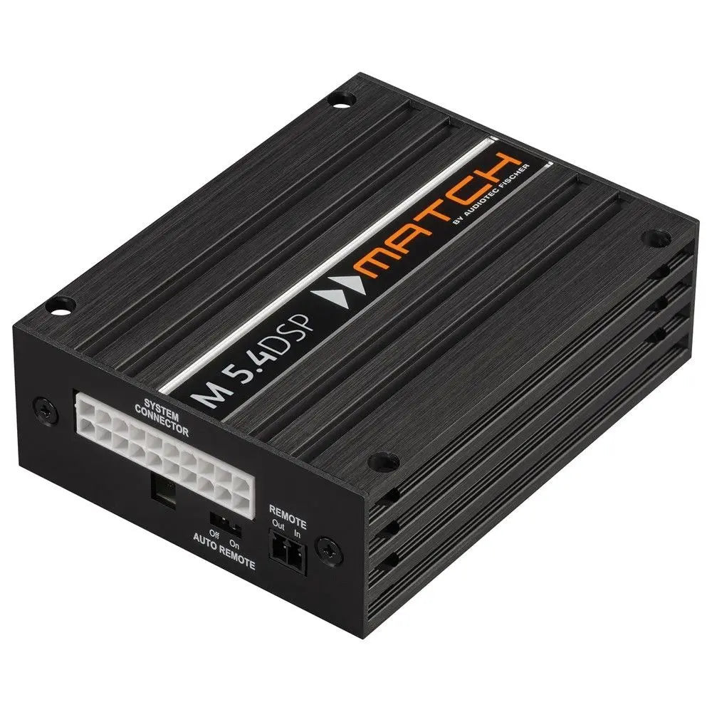 MATCH M 5.4DSP 5-channel Class-HD digital signal processor amplifier – compact power solution by MC Audio Sydney