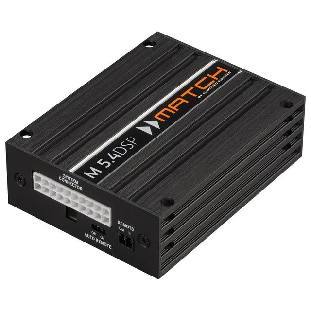MATCH M 5.4DSP 5-channel Class-HD digital signal processor amplifier – compact power solution by MC Audio Sydney