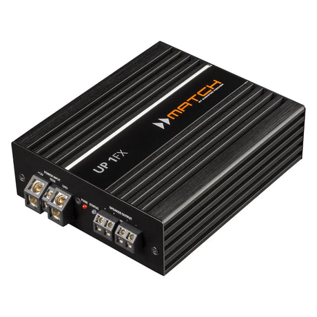 MATCH UP 1FX mono digital amplifier 1 ohm stable compact design – by MC Audio Sydney