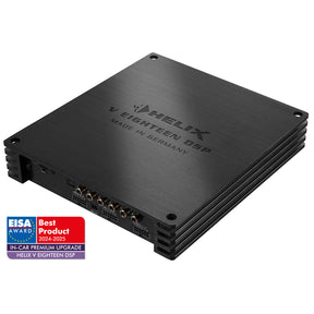 HELIX V EIGHTEEN DSP 18 channel amplifier with 20 channel DSP front view – by MC Audio Sydney
