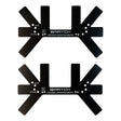 MATCH UMB.1 universal mounting bracket for secure installation of MATCH amplifiers and DSP units – by MC Audio Sydney