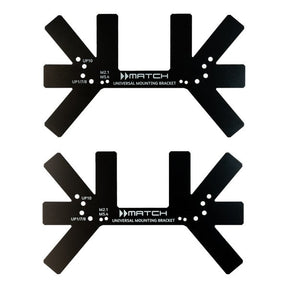 MATCH UMB.1 universal mounting bracket for secure installation of MATCH amplifiers and DSP units – by MC Audio Sydney