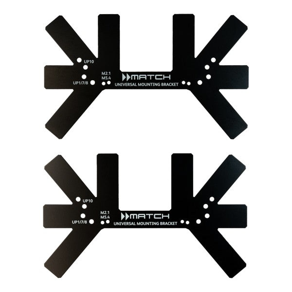 MATCH UMB.1 universal mounting bracket for secure installation of MATCH amplifiers and DSP units – by MC Audio Sydney