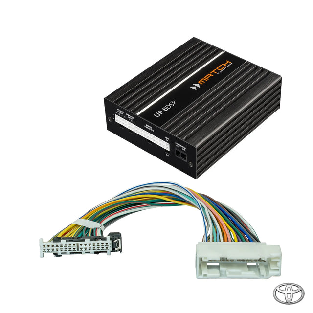 MATCH UP 8DSP MK2 DSP amplifier with plug and play harness for Toyota JBL sound systems – MC Audio Sydney