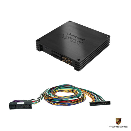HELIX V TWELVE DSP MK2 amplifier with universal 38-pole cable harness for Porsche BOSE sound system from 2017 – MC Audio Sydney