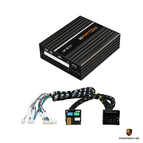 MATCH UP 8DSP DSP amplifier with plug and play harness for Porsche Basic Sound system from 2017 – MC Audio Sydney