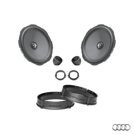 HELIX Ci3 front speaker upgrade package for Audi A1 GB factory audio system – MC Audio Sydney