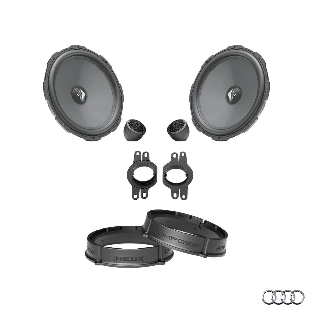 HELIX Ci3 front speaker upgrade package for Audi A4 B9 factory audio system – MC Audio Sydney