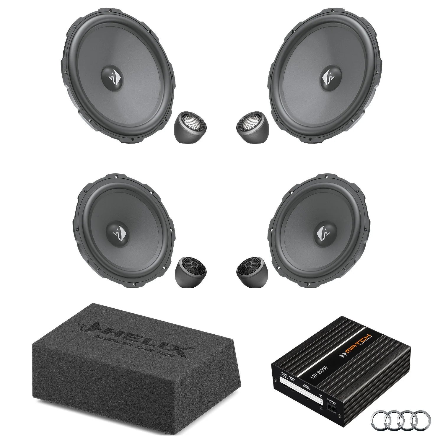 HELIX Ci3 Ci5 speaker and subwoofer DSP amplified package for Audi A5 F5 AudiSound – MC Audio Sydney