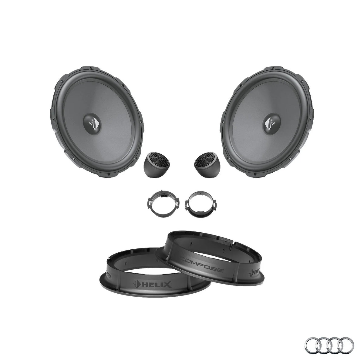 HELIX Ci3 front speaker upgrade package for Audi A5 F5 factory audio system – MC Audio Sydney