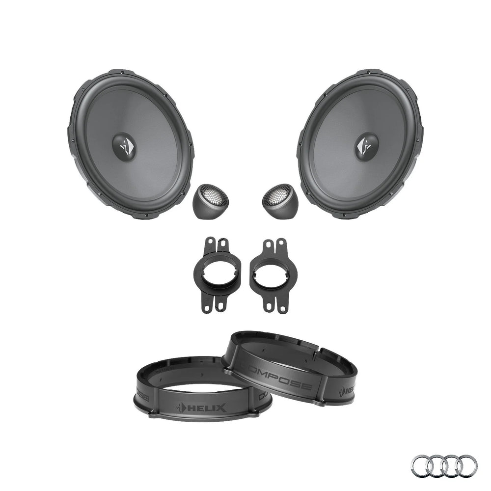 HELIX Ci3 Ci5 front speaker upgrade package for Audi A6 C9 factory audio system – MC Audio Sydney