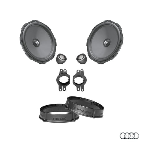 HELIX Ci3 Ci5 front speaker upgrade package for Audi A6 C9 factory audio system – MC Audio Sydney