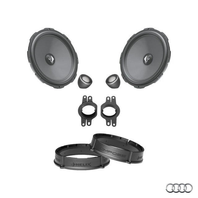 HELIX Ci3 Ci5 front speaker upgrade package for Audi A6 C9 factory audio system – MC Audio Sydney