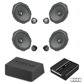 HELIX Ci3 Ci5 active speaker and subwoofer DSP amplified package for Audi Q4 e-tron AudiSound – MC Audio Sydney