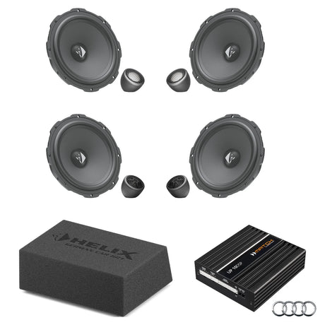HELIX Ci3 Ci5 active speaker and subwoofer DSP amplified package for Audi Q4 e-tron AudiSound – MC Audio Sydney