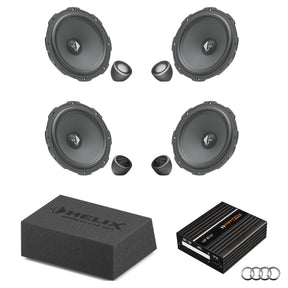 HELIX Ci3 Ci5 speaker and subwoofer DSP amplified package for Audi Q4 e-tron AudiSound – MC Audio Sydney