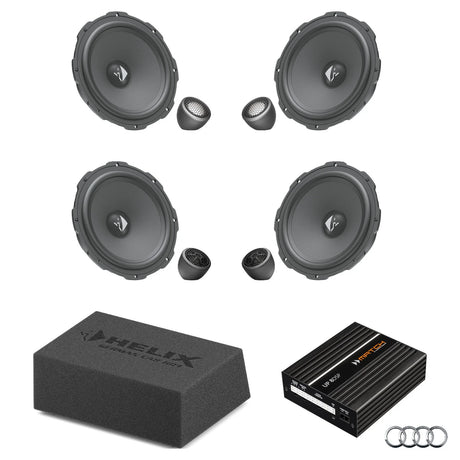 HELIX Ci3 Ci5 speaker and subwoofer DSP amplified package for Audi Q4 e-tron AudiSound – MC Audio Sydney