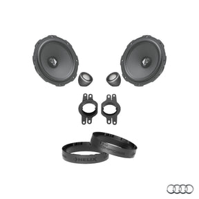 HELIX Ci3 Ci5 front speaker upgrade package for Audi Q4 e-tron factory audio system – MC Audio Sydney