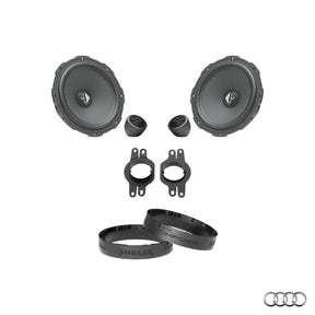 HELIX Ci3 front speaker upgrade package for Audi Q4 e-tron factory audio system – MC Audio Sydney