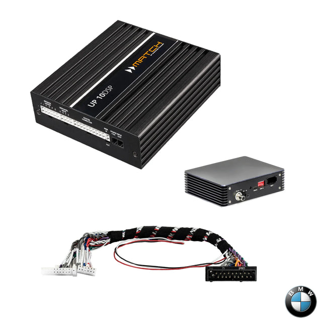 MATCH UP 10DSP amplifier and plug and play harness for BMW Harman Kardon S0688 F Generation – MC Audio Sydney