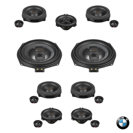 MATCH UP PnP speaker and subwoofer upgrade package for BMW Harman Kardon S0688 F Generation – MC Audio Sydney