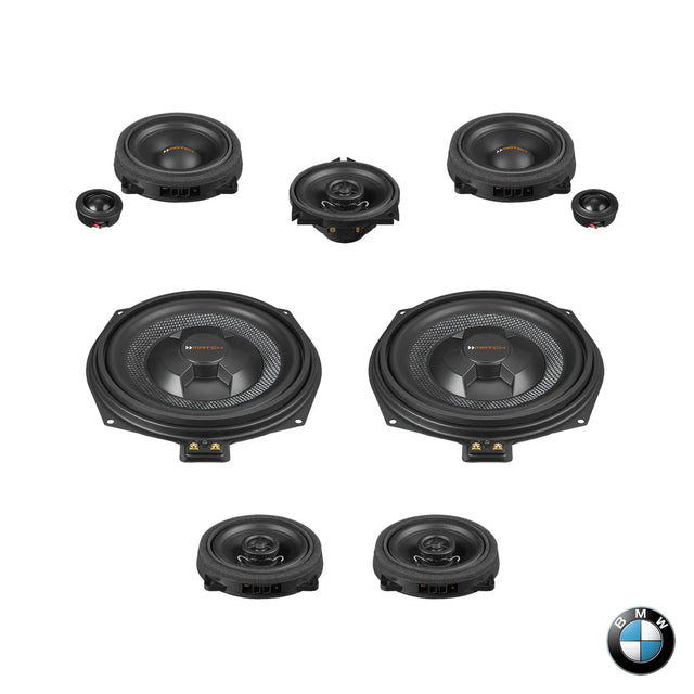 MATCH UP plug and play speaker and subwoofer upgrade package for BMW HiFi S0676 F and G Generation – MC Audio Sydney