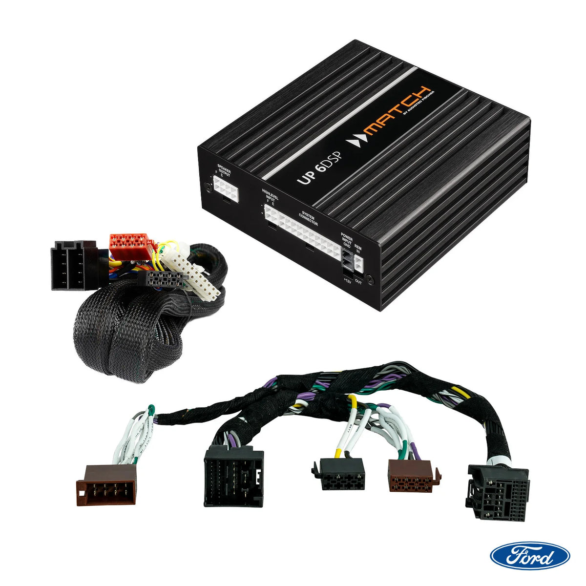MATCH UP 6DSP DSP amplifier with plug and play harness for Ford Ranger Next-Gen – MC Audio Sydney
