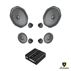 HELIX Ci3 speaker and DSP amplifier upgrade package for Lamborghini Huracán factory audio system – MC Audio Sydney