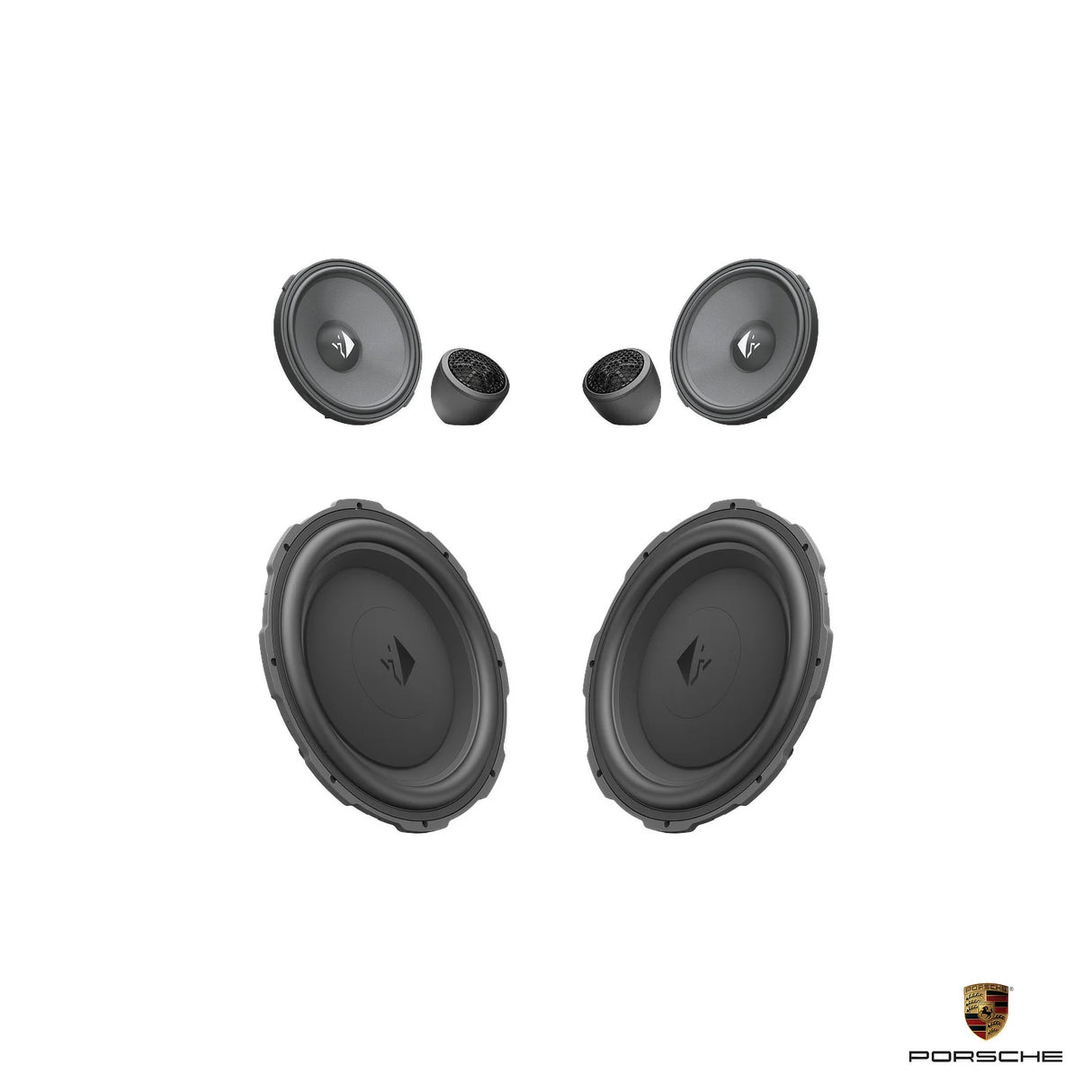 HELIX Ci3 and Ci5 front speaker upgrade package with extra bass for Porsche Boxster 982 718 BOSE – MC Audio Sydney