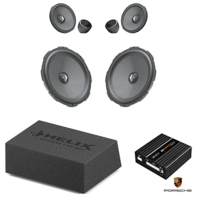 HELIX Ci3 front speaker, subwoofer and DSP amplified package for Porsche Cayenne 9YA 536 – MC Audio Sydney
