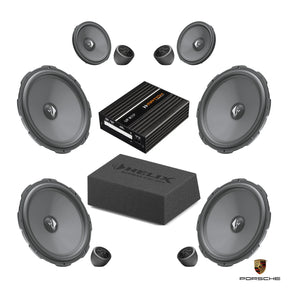 HELIX Ci3 speaker, subwoofer and DSP amplified package for Porsche Cayenne 9YA 536 – MC Audio Sydney