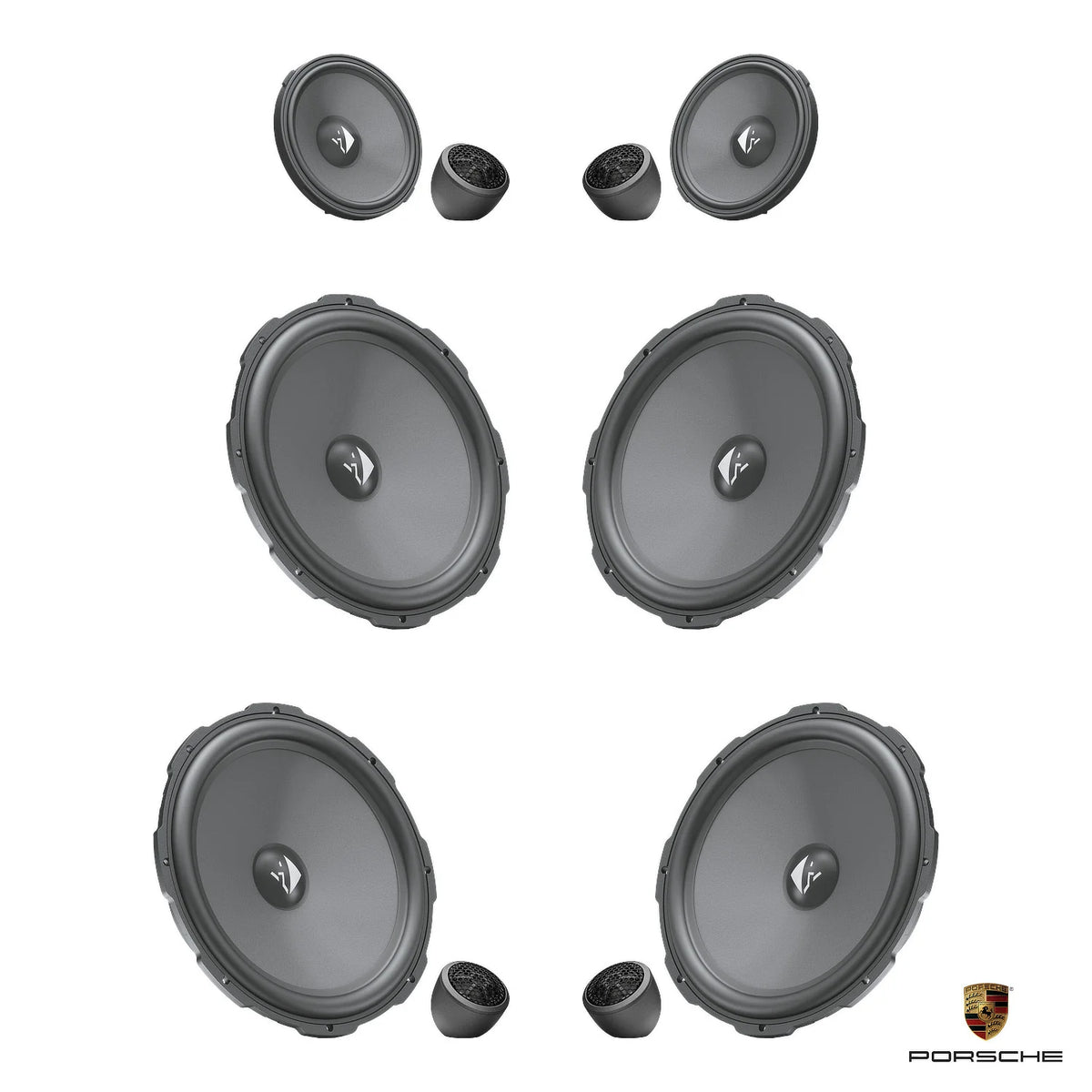 HELIX Ci3 speaker upgrade package for Porsche Cayenne 9YA 536 factory sound system – MC Audio Sydney