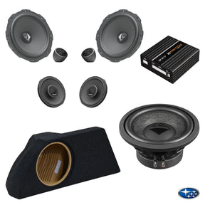 Subaru BRZ HELIX Ci3 speaker and left-side subwoofer DSP amplified package – MC Audio Sydney